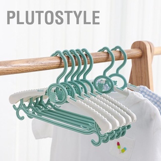 Plutostyle ไม้แขวนเสื้อพลาสติก น่ารัก ปรับความแข็งแรงสูง กันลื่น สําหรับเด็ก