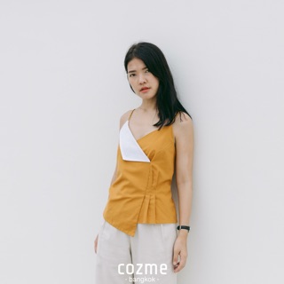 COZME BKK PONY Top Mustard เสื้อสายเดี่ยว