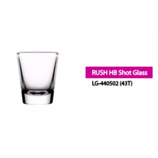 NNP-แก้วช๊อต LUCKY รุ่น LG-440502(43T) Rush HB Shot Glass 1.5 oz. [12 ใบ] ออกใบกำกับภาษีได้