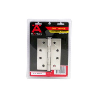 บานพับ 4"X3" HAFELE 489.04.001 SS P3 | HAFELE | 489.04.001 บานพับ บานพับ มหกรรมอุปกรณ์ประตูราคาพิเศษ บานพับ 4"X3" HAFELE