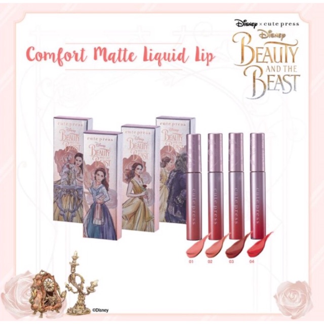 cute Press Beauty and The Beast Comfort Matte Liquid Lip