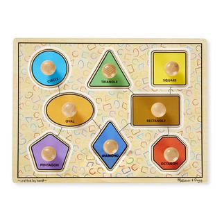 Melissa &amp; Doug - Large Shapes Jumbo Knob