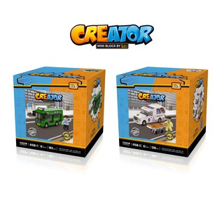 LOZ CREATOR MINIBLOCK บริคหรรษาครีเอเตอร์ รถไทย V.8 แบบที่ 1-2