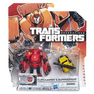 HASBRO 2014 : TRANSFORMERS 30th GENERATION : CV LEGENDS CLASS CLIFFJUMPER &amp; SUPPERSSOR ของใหม่ มือ 1 ของแท้ 100%