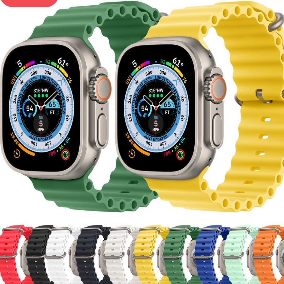 ใหม่ Ocean สําหรับ smart watch band series 10 ultra 46 มม. 49 มม. 45 มม. 41 มม. smart watch 44 มม. 40 M อุปกรณ์เสริม