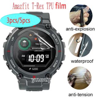 huami amazfit t - rex ฟิล์มป้องกันรอยฟิล์ม tpu แบบนุ่ม amazfit t rex pro watch film