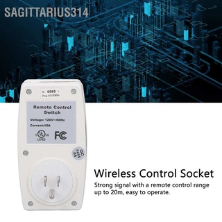 Sagittarius314 เต้ารับปลั๊กไฟ รีโมตคอนโทรล ปลั๊ก Us 120V สําหรับเครื่องปรับอากาศ