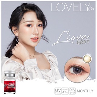 Liova gray พร้อมส่งค่าสายตา (lovelyplus)