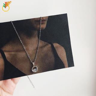 【COD Tangding】Water Drop Necklace Korea Fashion Collarbone Chain Necklaces New Fashion Accessory