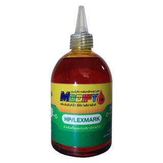 Modify ink หมึกเติม Tank สำหรับเครื่อง Hp ทุกรุ่น ขนาด 500ml(Yellow)