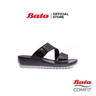 Bata บาจา รองเท้าเพื่อสุขภาพ นิ่มและเบา พื้นหนา สูง 1 นิ้ว สำหรับผู้หญิง รุ่น Sunny สีดำ 6616785