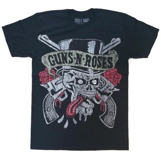 เสื้อวง GUN AND ROSES big screen 2017 ลิขสิทธิ์แท้ S-3XL