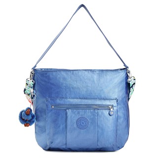 Kipling USA Carly - Metallic Scuba Diver Blue ของแท้ **พร้อมส่ง**