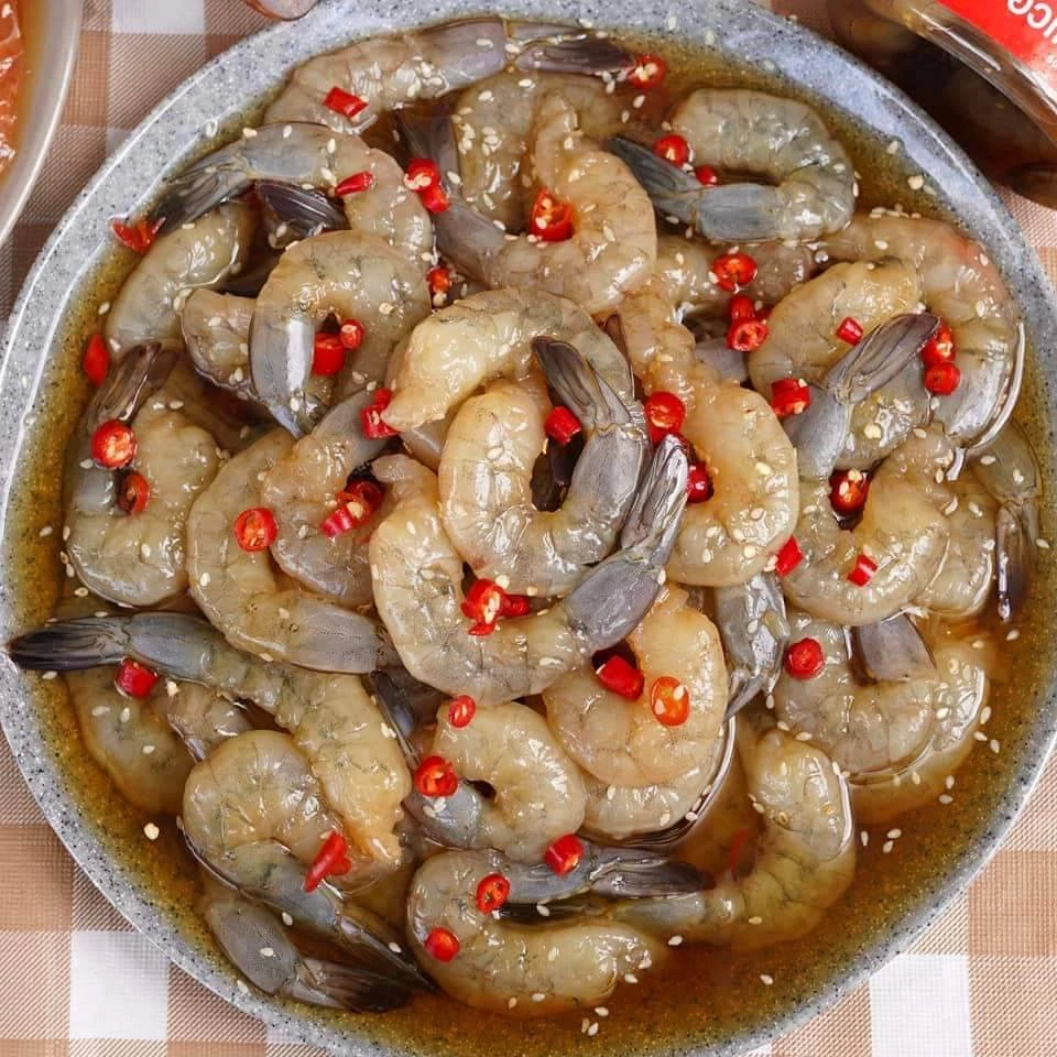 koreadong โคเรียดอง กุ้ง กุ้งดองซีอิ๊วเกาหลีแท้ๆ ตัวใหญ่ เนื้อเด้ง ขนาด 500 กรัม 1 กระปุก thumbnail 4