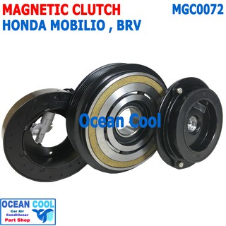 คลัชคอมแอร์ ฮอนด้า โมบิลิโอ , บีอาร์วี 5PK คอม 10PA MGC0072 Compressor Clutch For Honda Mobilio , BRV หน้าคลัชคอมแอร์ คร