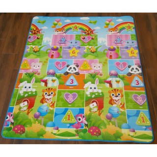 เสื่อฟรอย เสื่อปูพื้น ขนาด 120x170 ซม.(สินค้าคละลายค่ะ ไม่มีกระเป๋า) 79บาท