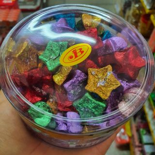 🍭🍭ช็อคโกแลต รูป ดาว 60 ชิ้น chocolate star 🍭🍭