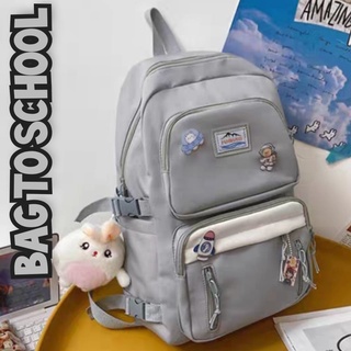 Tas Ransel Wanita Sekolah SD SMP SMK Terbaru K POP Korea Style BackPack Perempuan Remaja Gadis Cewek Gendong Besar Kekinian Terbaru Viral Populer Murah Mewah