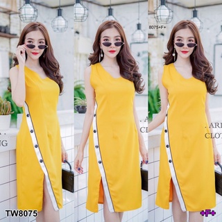 👗Pfashion [ส่งไว!!🚛] P8075  Dress เดรสแขนกุด  Dress Sleeveless dress