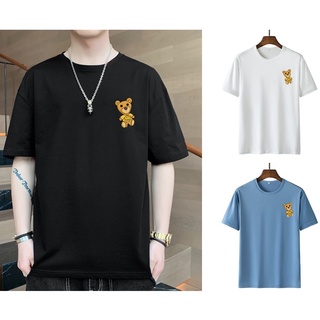 เสื้อคู่ - [B]คอกลม unisex มากกว่าขนาดเสื้อเสื้อยืด tshirt สําหรับผู้หญิงและผู้ชาย