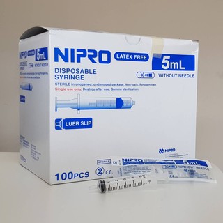 Syringe Nipro 5ml (1 กล่อง 100 ชิ้น)