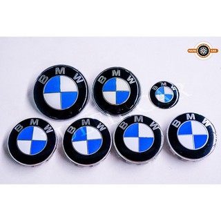 🔥พร้อมส่ง🔥 ฝาดรอบดุมล้อ BMW หน้าหลัง(1ชุด)สีขาวฟ้า