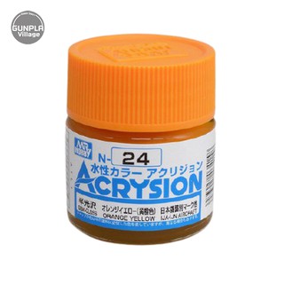 Mr.Hobby MR.ACRYSION COLOR N-24 ORANGE YELLOW 4973028034158 (สี)