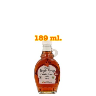 Vifranc Maple Syrup Organic 189ml. เวอร์ฟรานเมเปิ้ลไซรัป 189 มล.