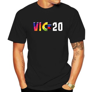 เสื้อยืดผ้าฝ้ายพิมพ์ลายขายดี Commodore VIC 20 ใหม่ เสื้อยืดลําลอง แขนสั้น คอกลม พิมพ์ลาย Amiga computer BBS ขนาด 64 128