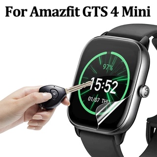 ฟิล์มกันรอยหน้าจอ แบบนิ่ม สําหรับ Huami Amazfit GTS4 Mini GTS 4 Mini