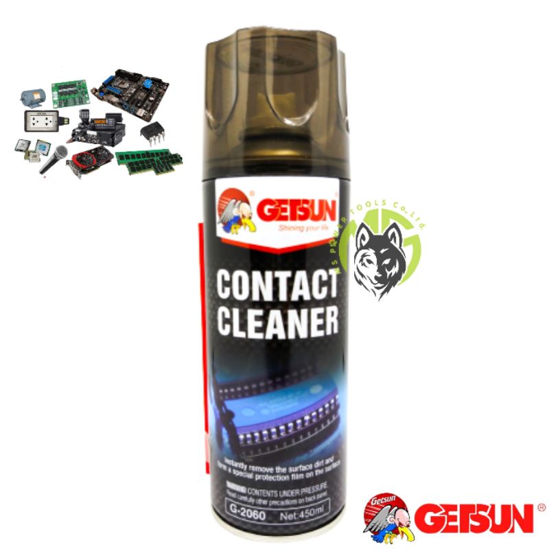 Getsun contact cleaner ล้างแอร์โฟร์ สเปรย์ทำความสะอาดหน้าสัมผัสไฟฟ้าGetsun Electronic Contact Cleaner
