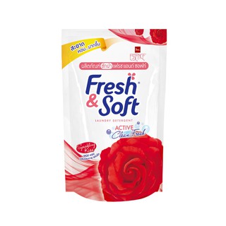 Fresh &amp; Soft น้ำยาซักผ้า กลิ่น Sparkling Kiss (สีแดง) ชนิดเติม 400 ml