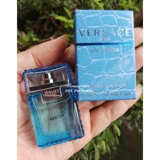 น้ำหอมมินิ Versace Eau Fraiche for Men EDT 5ml. หัวแต้ม น้ำหอมแท้100% .