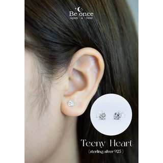 ต่างหูเงินแท้ 925   รุ่น Teeny Heart