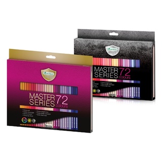 [ลด 70.- ใส่โค้ด INCSM12] ดินสอสี Master series รุ่น 72 สี แบบ 2 หัว
