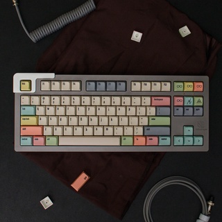 Canvas keycaps XDA profile Dye Sub PBT keycap 134 keys 64/68/87/96/980