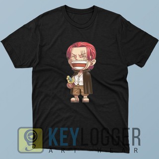 เสื้อยืด ลายการ์ตูนอนิเมะวันพีช Shanks 19