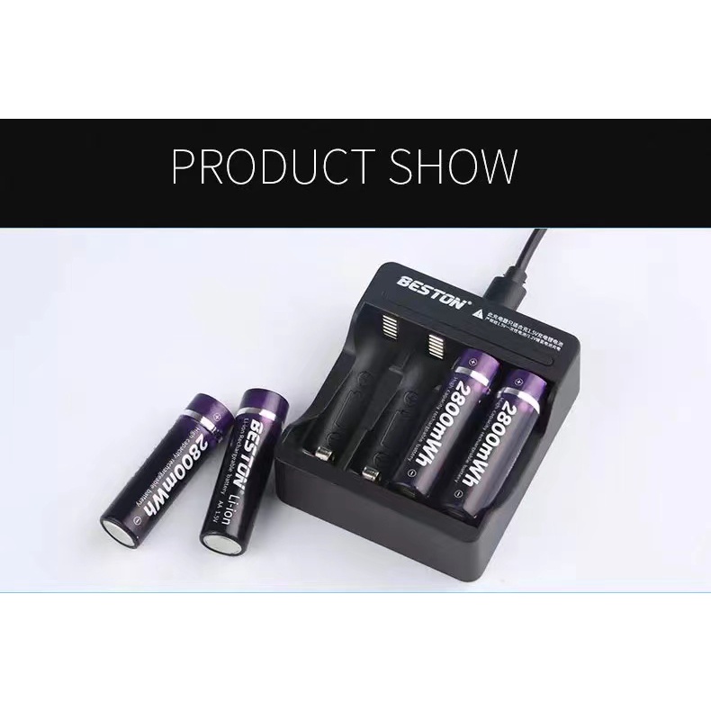 BESTON ถ่านชาร์จ Li-ion BST-M7011 1.5V Li-ion Battery Charger