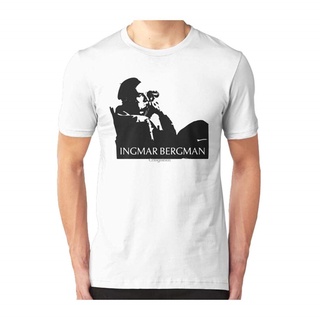 เสื้อยืดผ้าฝ้ายเสื้อยืด พิมพ์ลาย Ingmar Bergman Slim Fit nbsp Premium nbsp f DMN103 สีดําL XL  XXL 3XL