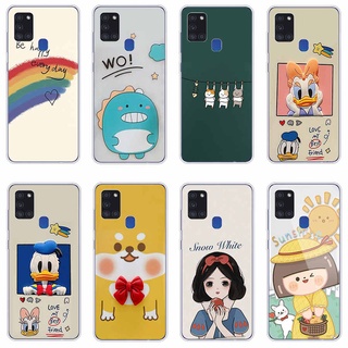 เคสโทรศัพท์ซิลิโคน TPU แบบนิ่ม สําหรับ Samsung Galaxy a21s a30 a30s A22