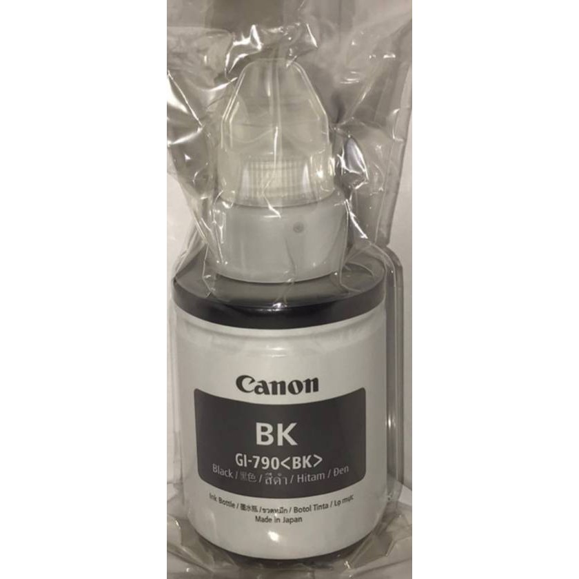 หมึกเติม CANON 790 ดำ ของแท้  (ไม่มีกล่อง) ใช้เติม G1010 #G2010 #G3010 #G4010