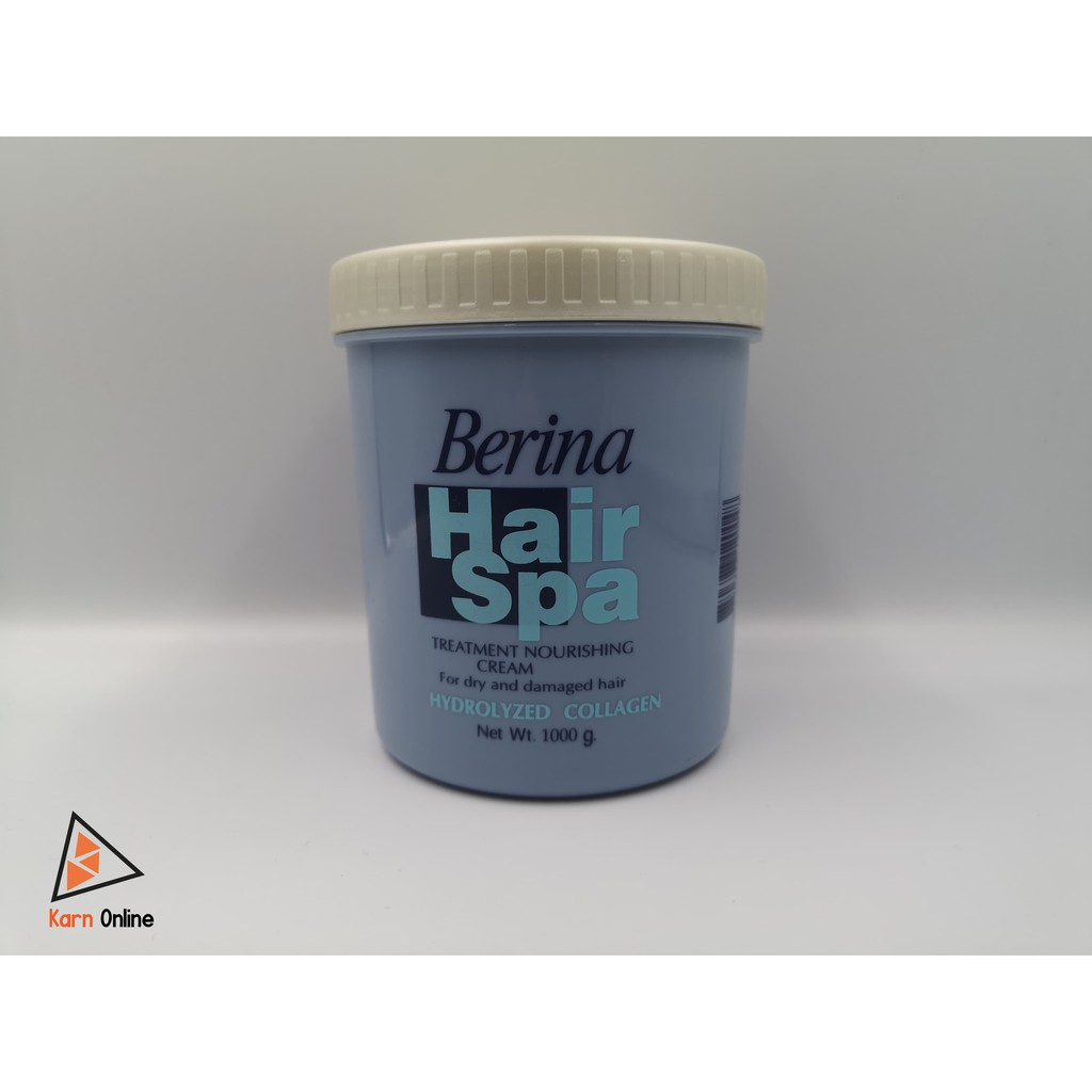 Berina Hair Spa Hydrolyzed Cream เบอริน่า แฮร์สปา ทรีทเมนท์เนอริชิ่ง ครีม  (1,000g.) | Shopee Thailand