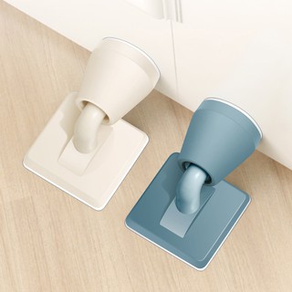 Silica Gel Door Suction Without Perforating Suction Door Stop Mute Anti-collision Suction Type Bathroom Door Cleaner