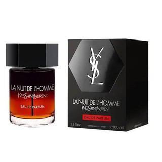 Ysl La nuit LHomme edp 100ml  ซีล 3050฿  #น้ำหอมของชายหนุ่มยามค่ำคืน… โทนกลิ่น Aromatic Warm Spicy Balsamic Woody Leath