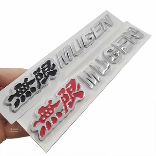 สติกเกอร์ตราสัญลักษณ์ ABS ลายตัวอักษร MUGEN 1 ชิ้น สําหรับตกแต่งรถยนต์ HONDA MUGEN POWER