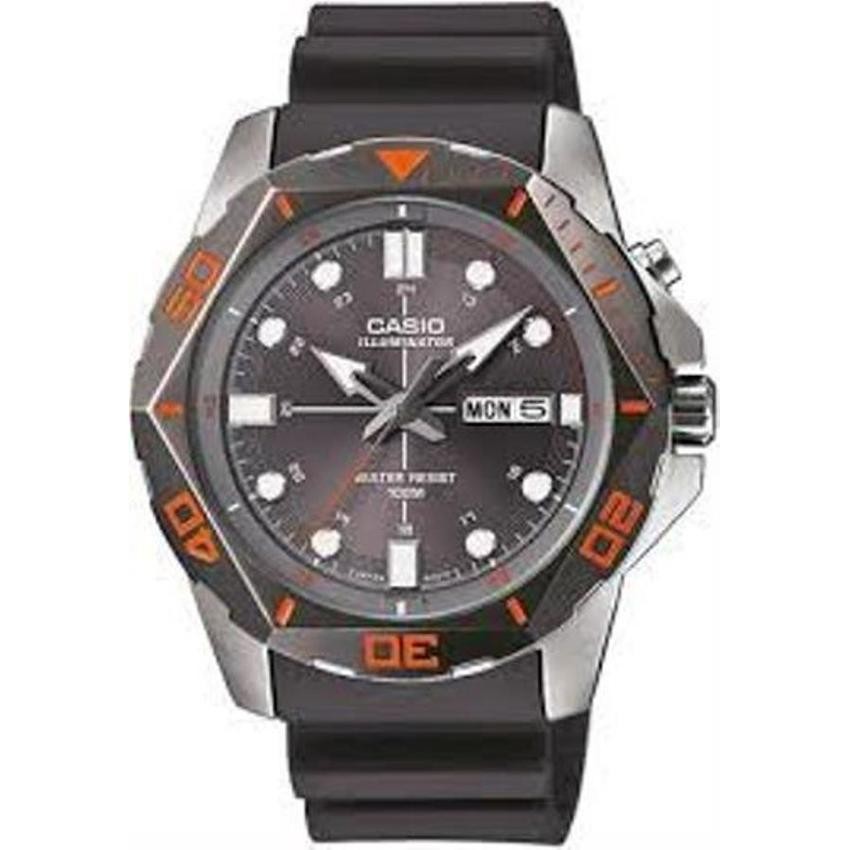 Casio Standard Men นาฬิกาข้อมือผู้ชาย สีเทา สายเรซิน รุ่น MTD-1080-8A