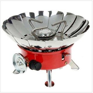 เตาแค้มปิ้งพกพา รุ่น K203 K-203 WINDPROOF CAMPING STOVE เตาแก๊สพกพา ปิคนิค