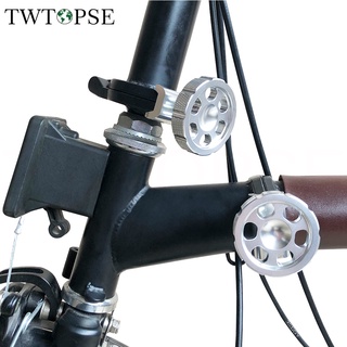 Twtopse AL7075 แคลมป์บานพับจักรยาน สําหรับจักรยานพับได้ Brompton 3SIXTY