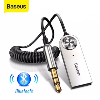 Baseus Aux อะแดปเตอร์บลูทูธ 3 . 5 มม . สําหรับรถยนต์