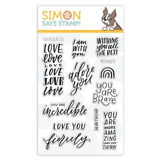 Simon Says Clear Stamps I AM WITH YOU แสตมป์ใส